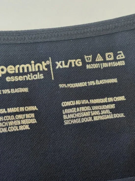 Shapermint All Day Every Day Scoop Neck Cami Tank Top Black Shapewear 14 16 New - Picture 6 of 16